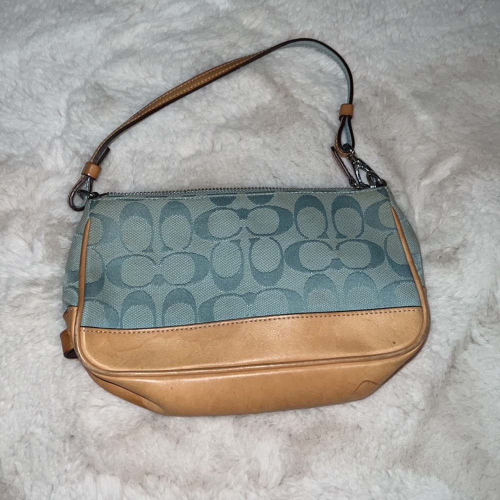 Vintage Baby Blue  Coach Purse